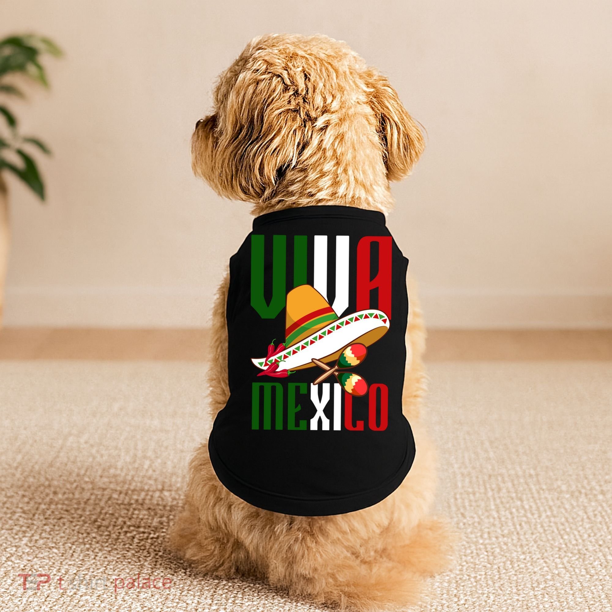 Viva Mexico Mexican Pride Doggie Tank