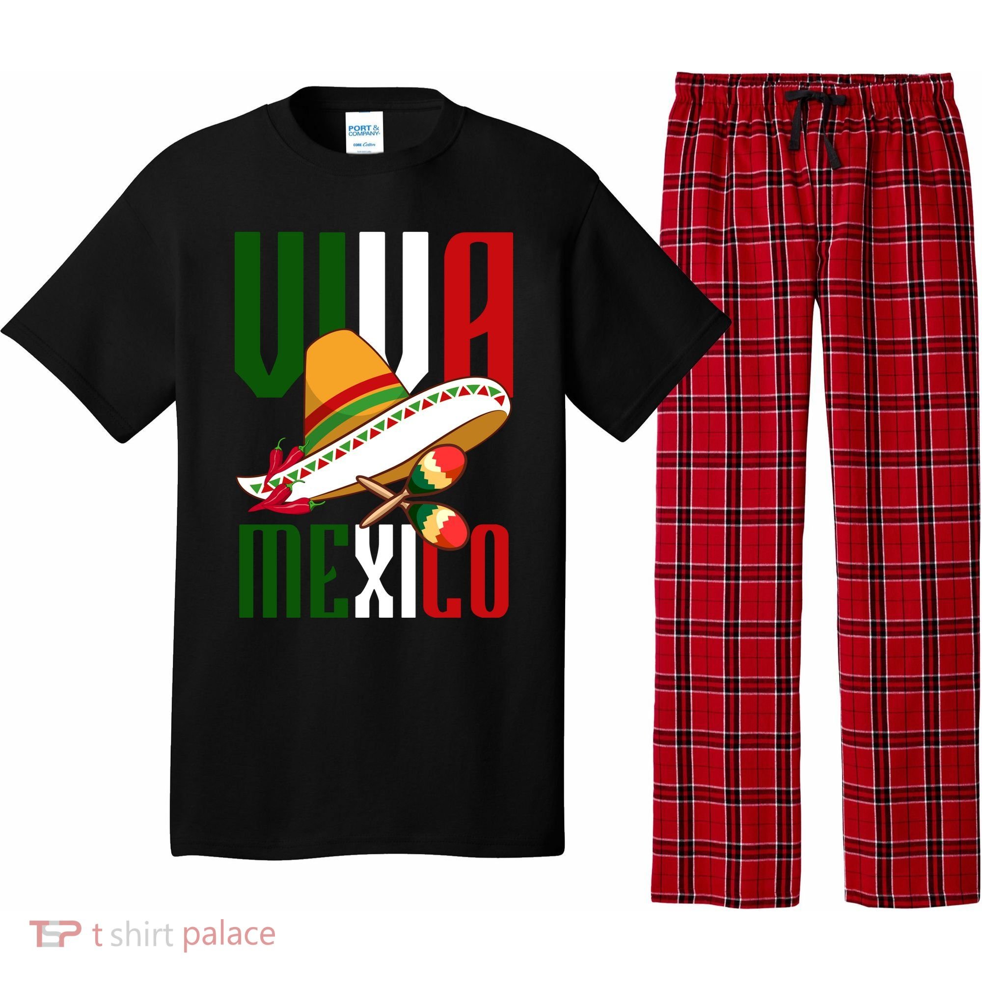Viva Mexico Mexican Pride Pajama Set