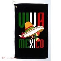 Viva Mexico Mexican Pride Golf Towel thumb 0