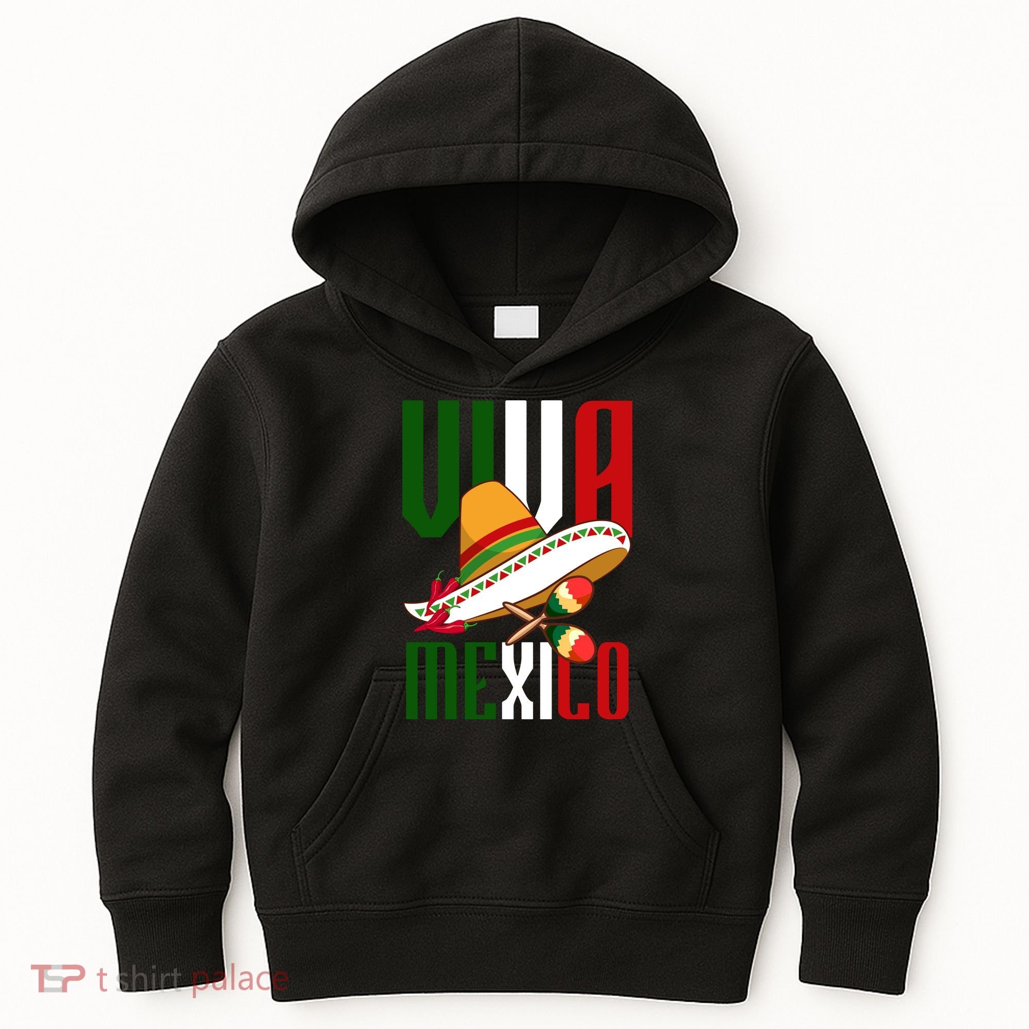 Viva Mexico Mexican Pride Kids Hoodie
