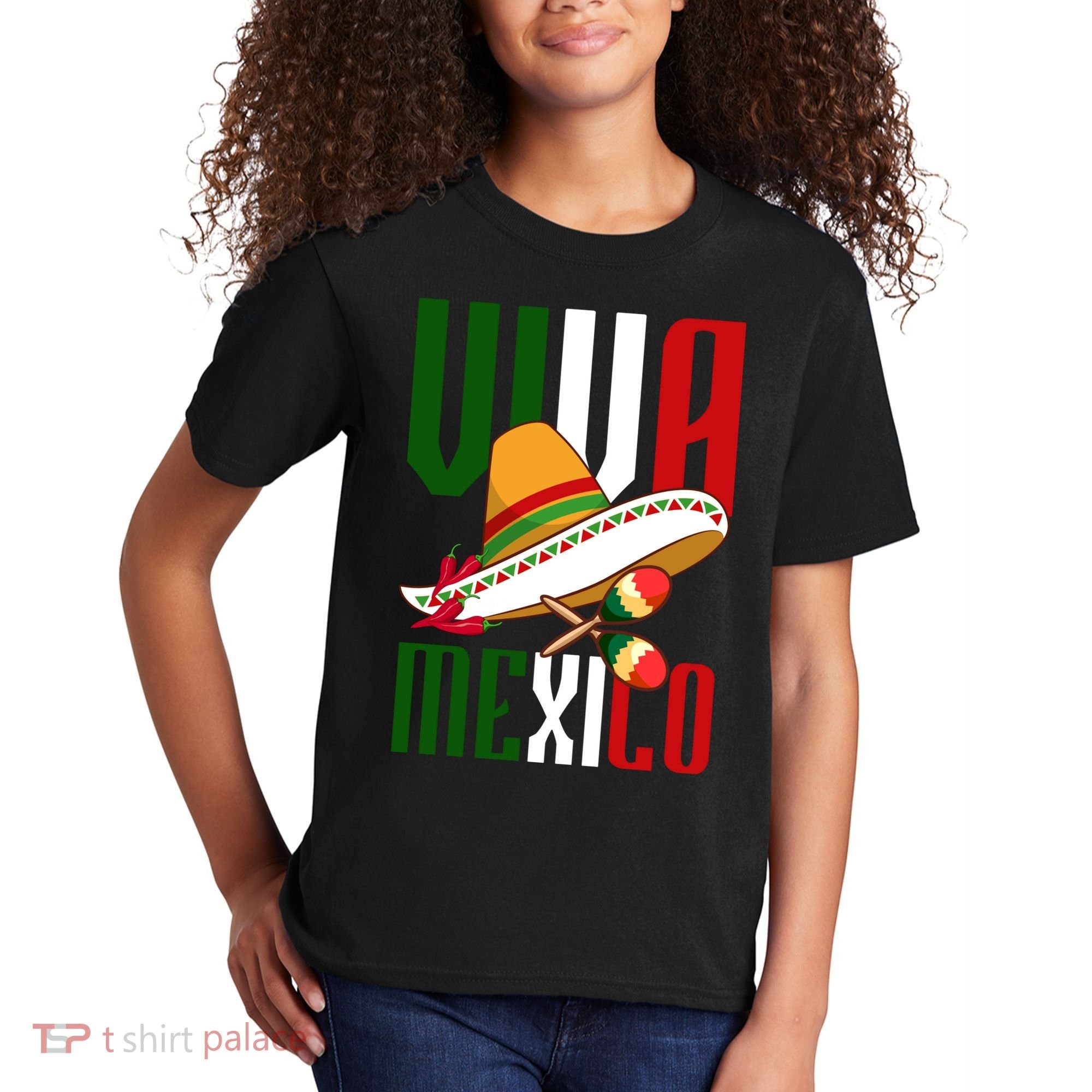 Viva Mexico Mexican Pride Kids T-Shirt