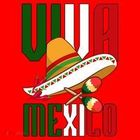 Viva Mexico Mexican Pride Santa Hat thumb 1