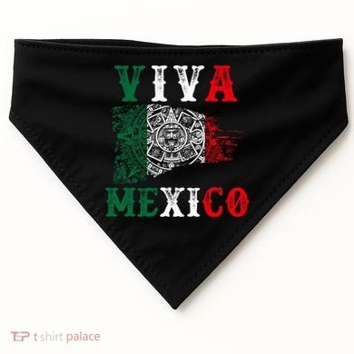 Viva Mexico Mexican Independence Day USA-Made Doggie Bandana
