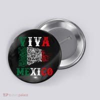 Viva Mexico Mexican Independence Day Button thumb 0
