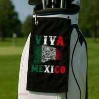Viva Mexico Mexican Independence Day Golf Towel thumb 2