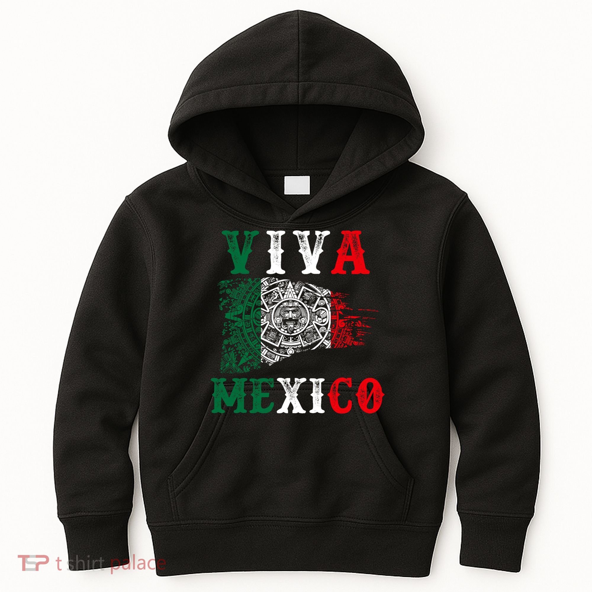 Viva Mexico Mexican Independence Day Kids Hoodie