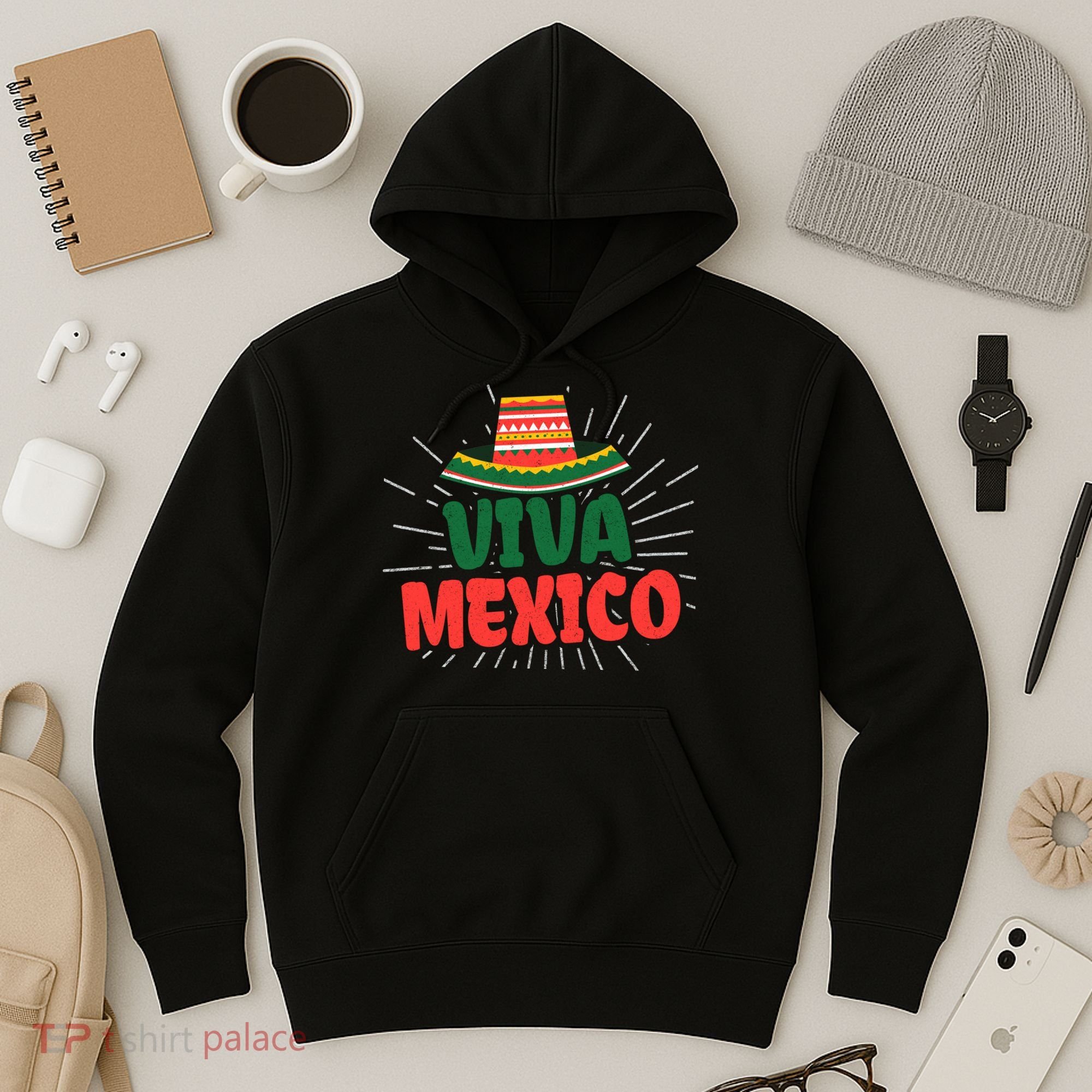 Viva Mexico Mexican Independence Day Gift Hoodie