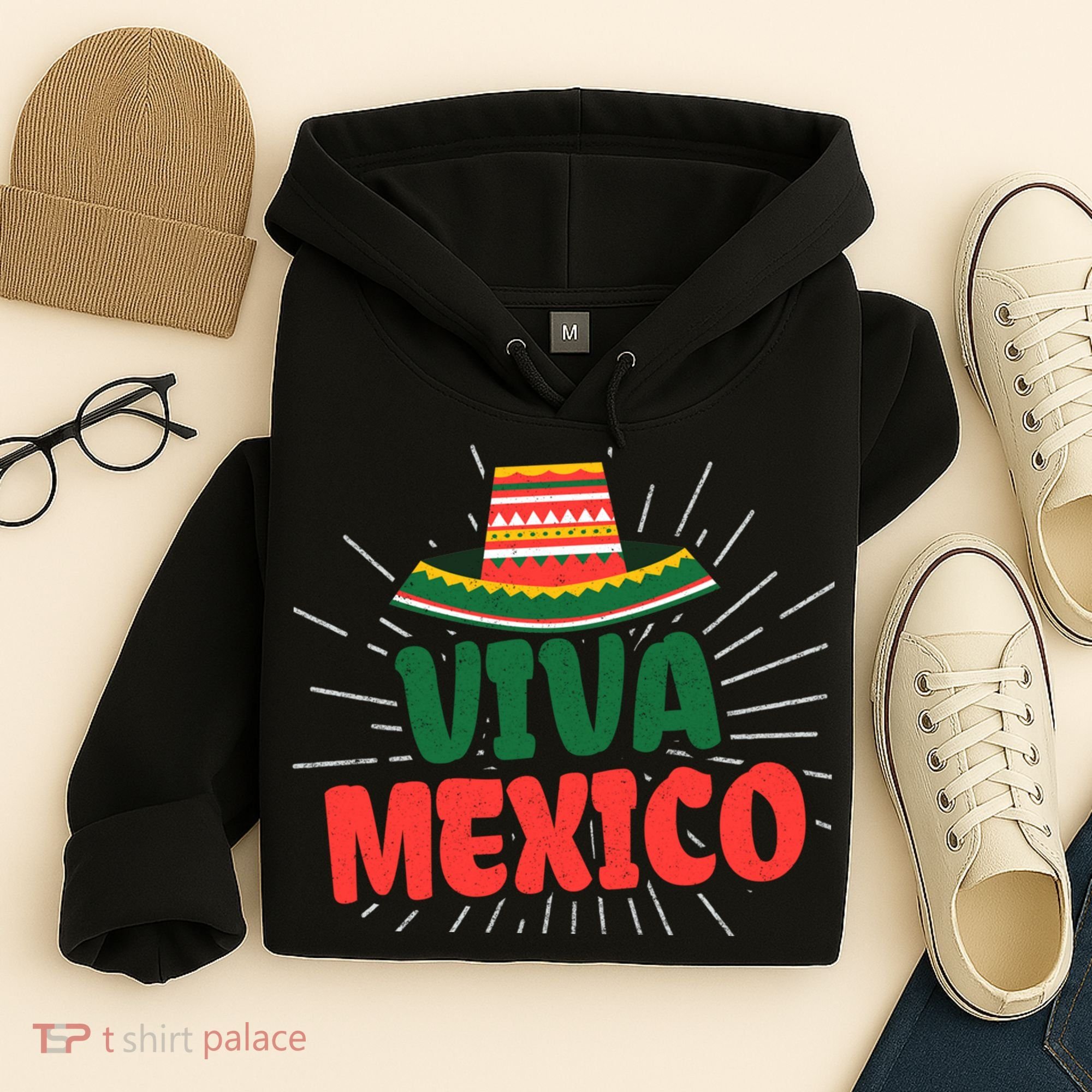 Viva Mexico Mexican Independence Day Gift Hoodie