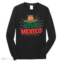 Viva Mexico Mexican Independence Day Gift Long Sleeve Shirt thumb 0