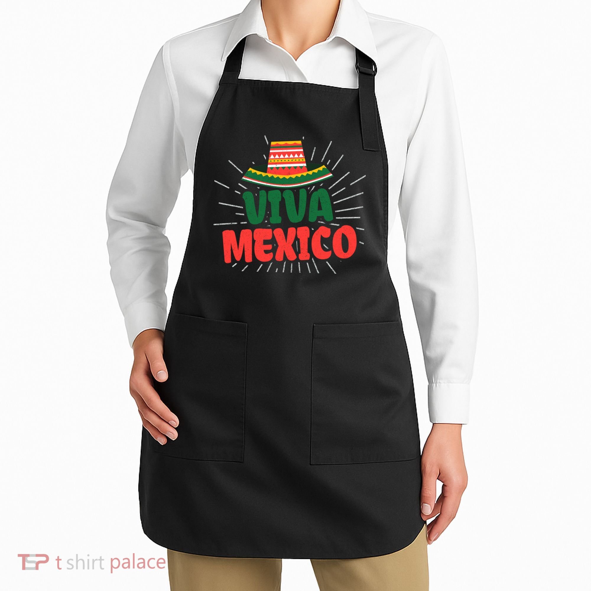 Viva Mexico Mexican Independence Day Gift Apron