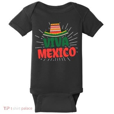 Viva Mexico Mexican Independence Day Gift Baby Bodysuit
