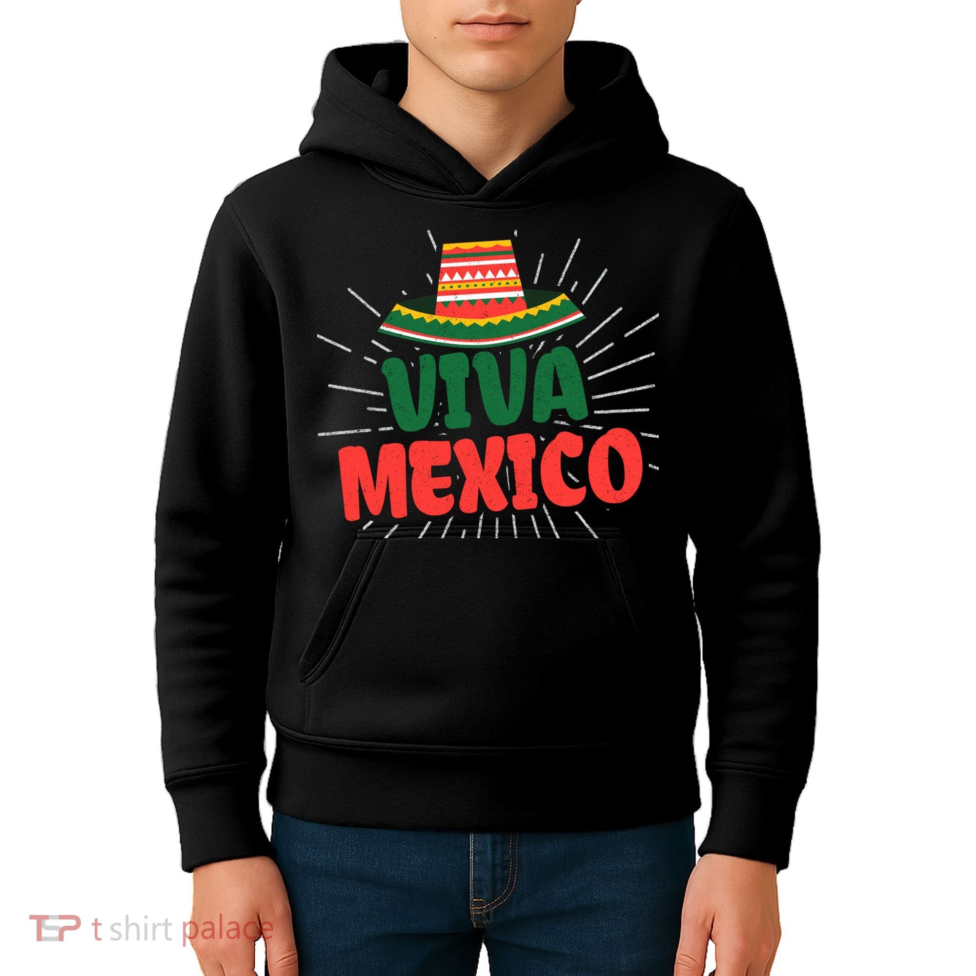 Viva Mexico Mexican Independence Day Gift Kids Hoodie