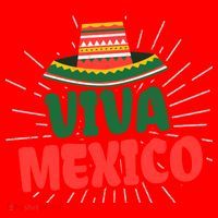 Viva Mexico Mexican Independence Day Gift Santa Hat thumb 1