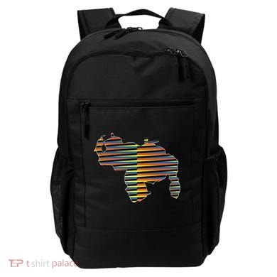 Venezuelan Map Mapa De Venezuela Multicolor Chromatic Backpack