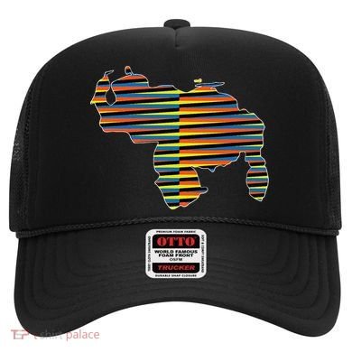 Venezuelan Map Mapa De Venezuela Multicolor Chromatic Hat