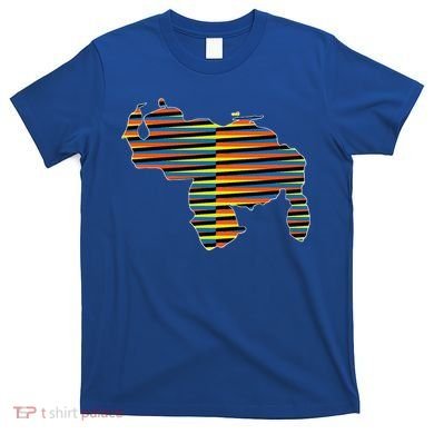 Venezuelan Map Mapa De Venezuela Multicolor Chromatic T-Shirt