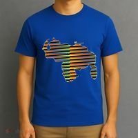 Venezuelan Map Mapa De Venezuela Multicolor Chromatic T-Shirt thumb 3