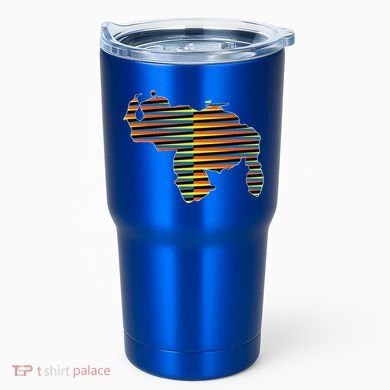 Venezuelan Map Mapa De Venezuela Multicolor Chromatic Tumbler
