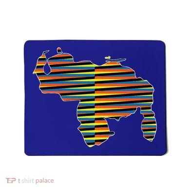 Venezuelan Map Mapa De Venezuela Multicolor Chromatic Mousepad