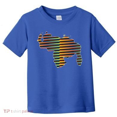 Venezuelan Map Mapa De Venezuela Multicolor Chromatic Toddler T-Shirt