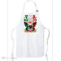 Viva Mexico Mexican Independence Day Butterfly Apron thumb 0