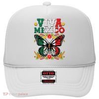 Viva Mexico Mexican Independence Day Butterfly Hat thumb 0