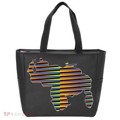 Venezuelan Map Mapa De Venezuela Multicolor Chromatic Tote Bag