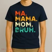 Vintage Ma Mama Mom Bruh Mommy Happy Mother's Day T-Shirt thumb 3