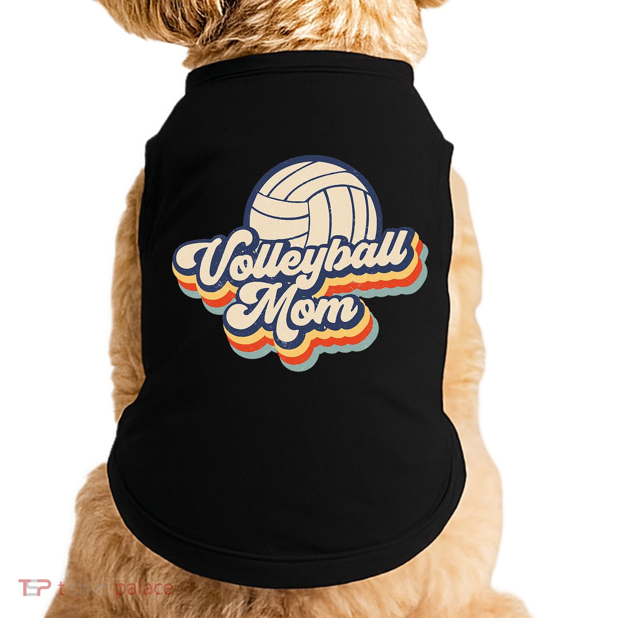 Volleyball Mom Mama Mothers Day Doggie Tank