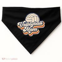 Volleyball Mom Mama Mothers Day USA-Made Doggie Bandana thumb 0