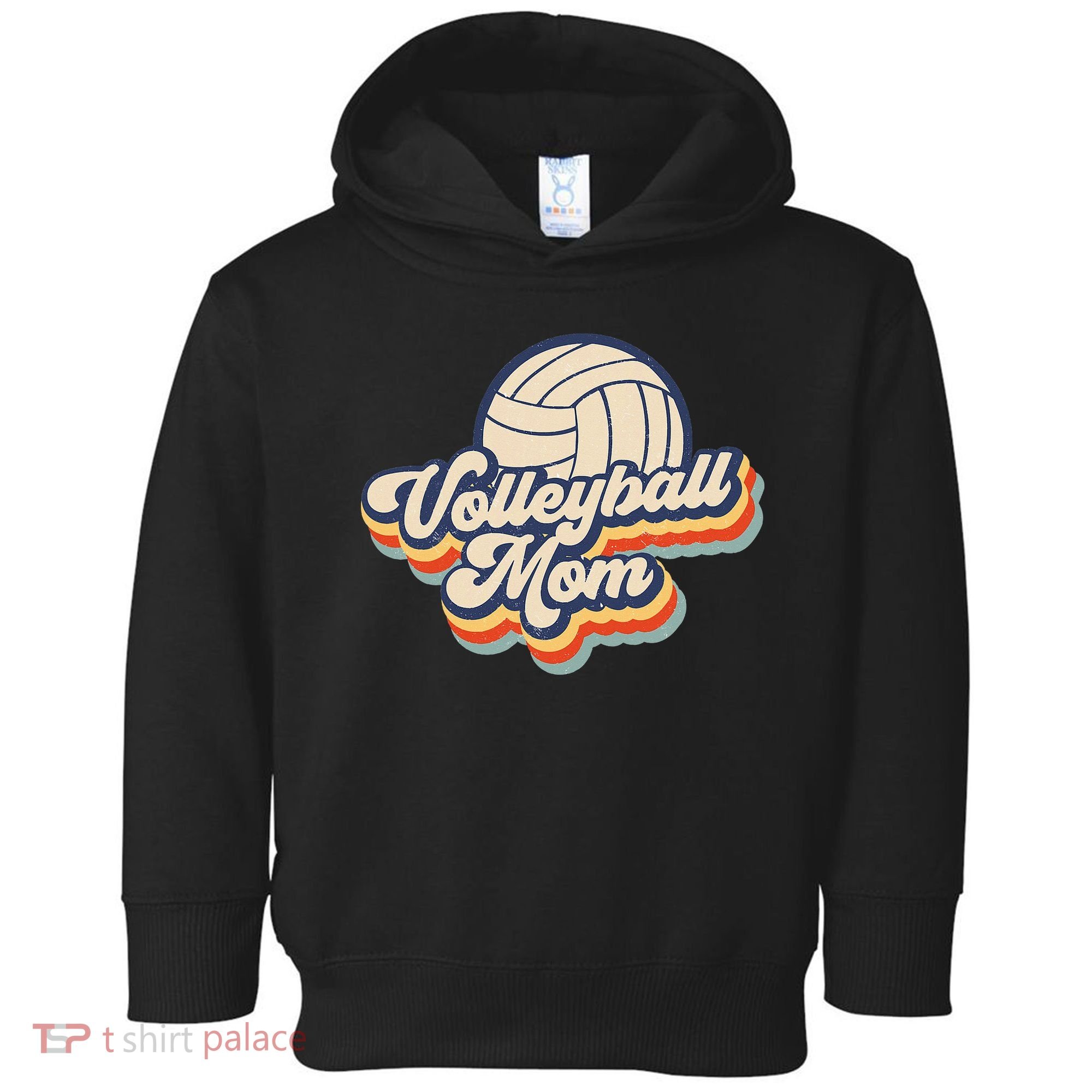 Volleyball Mom Mama Mothers Day Toddler Hoodie