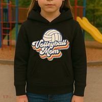Volleyball Mom Mama Mothers Day Kids Hoodie thumb 3