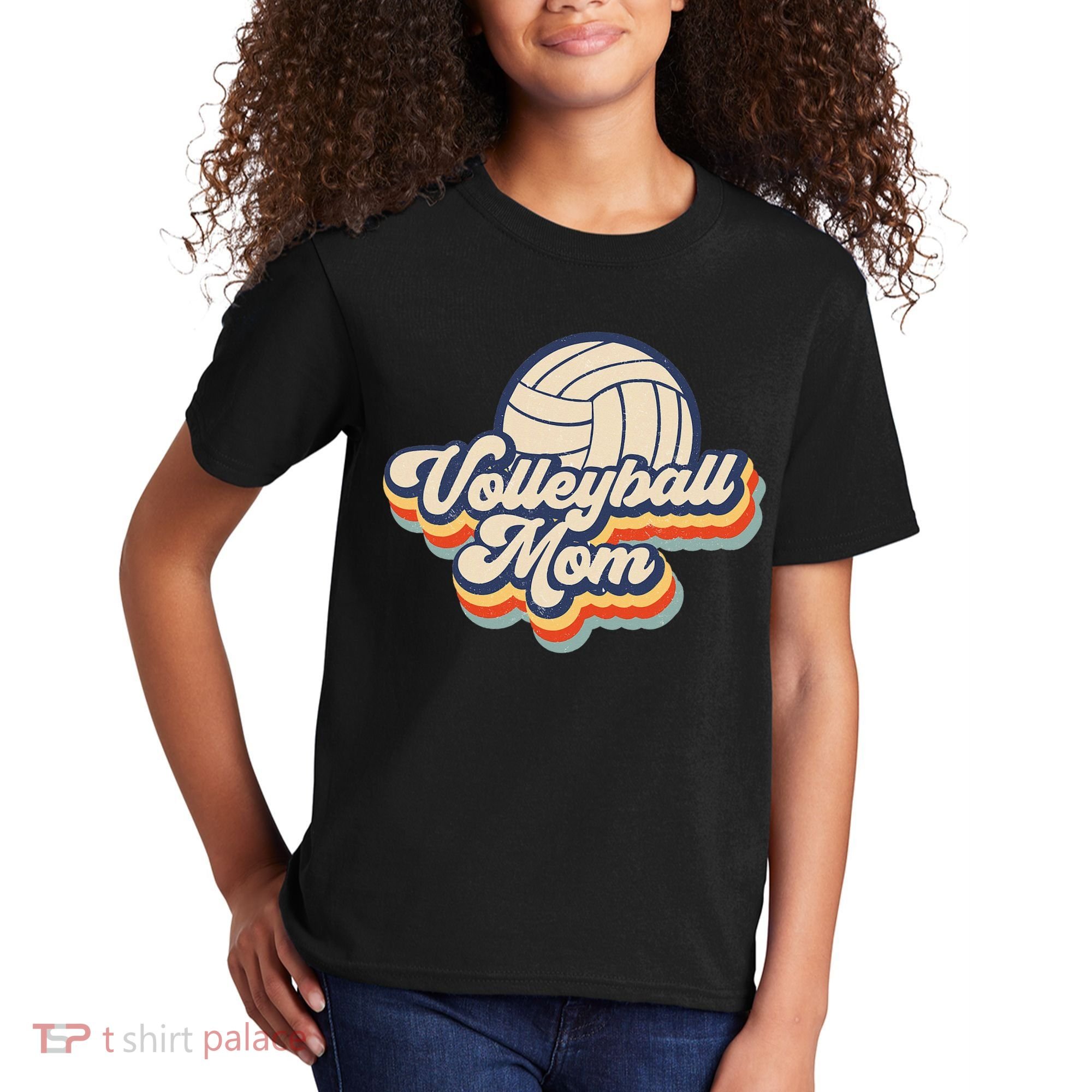 Volleyball Mom Mama Mothers Day Kids T-Shirt
