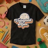 Volleyball Mom Mama Mothers Day Kids T-Shirt thumb 3