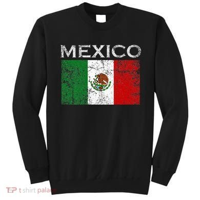 Vintage Mexico Mexican Flag Pride Sweatshirt