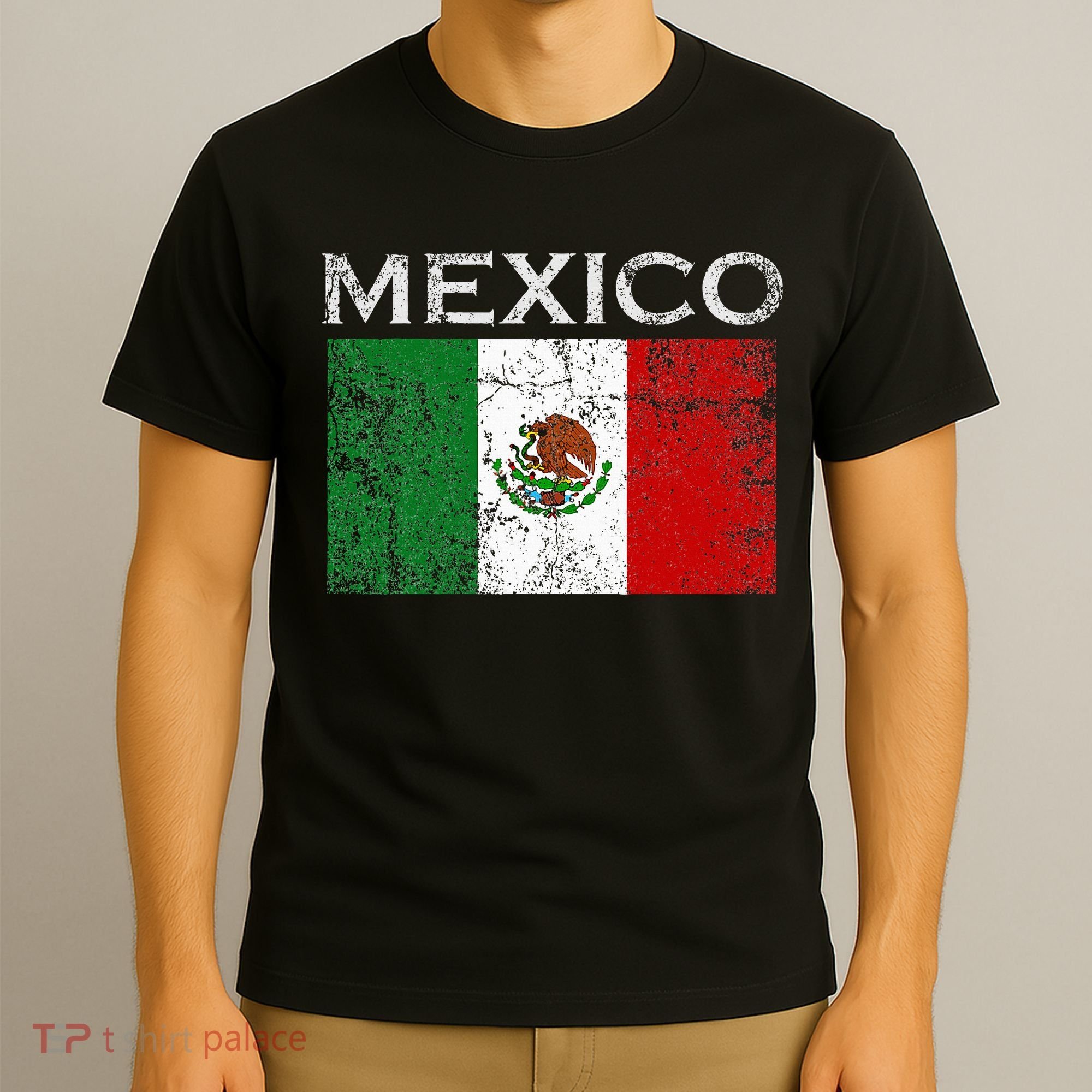 Vintage Mexico Mexican Flag Pride T-Shirt