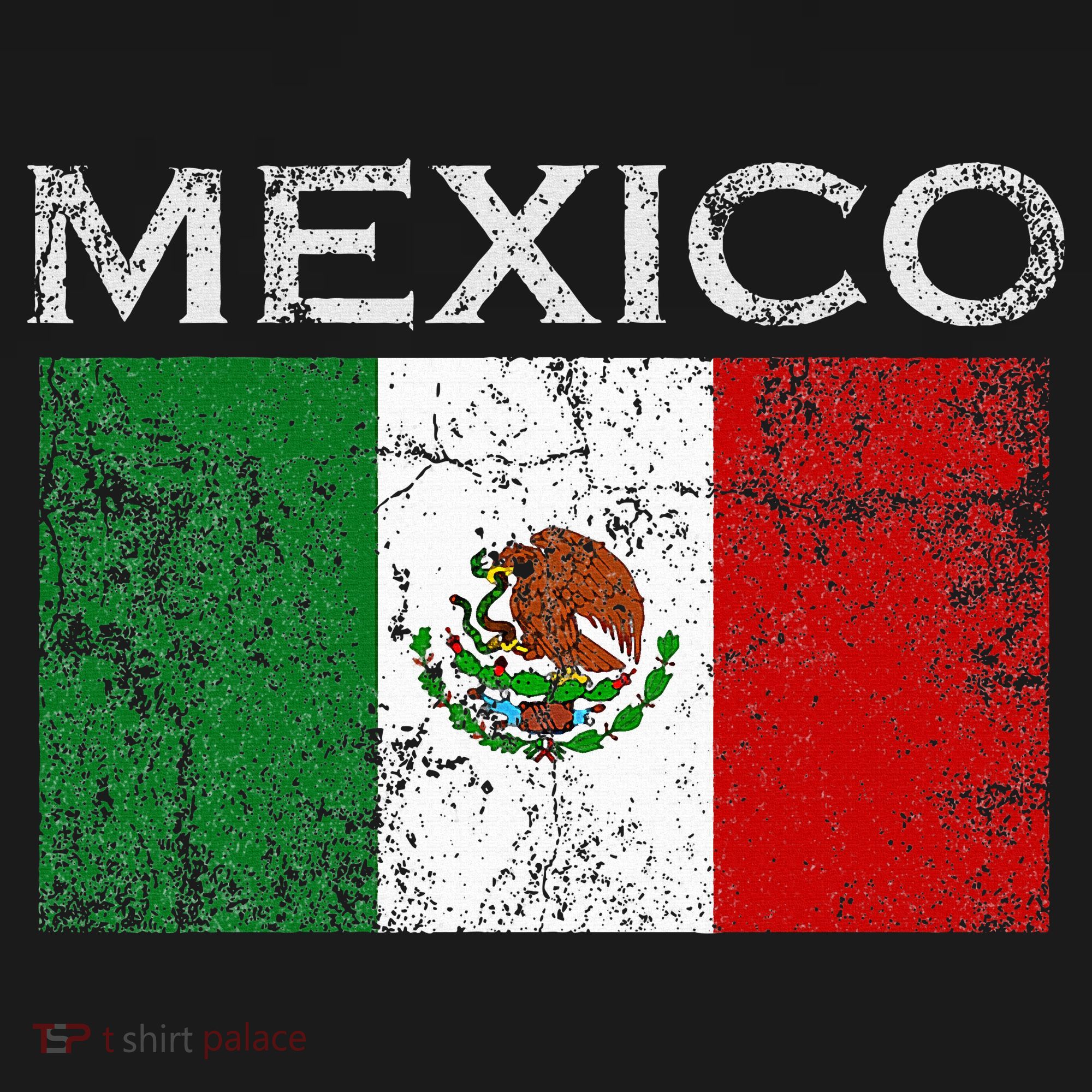 Vintage Mexico Mexican Flag Pride T-Shirt