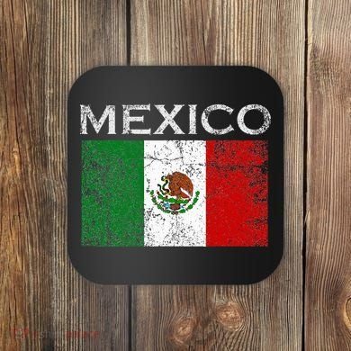 Vintage Mexico Mexican Flag Pride Coaster