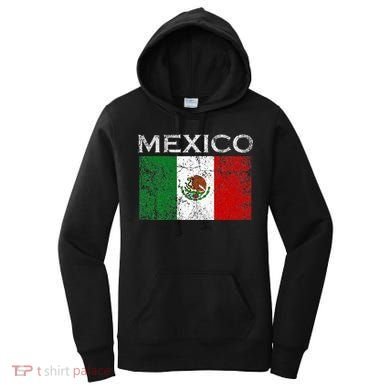 Vintage Mexico Mexican Flag Pride Women's Hoodie