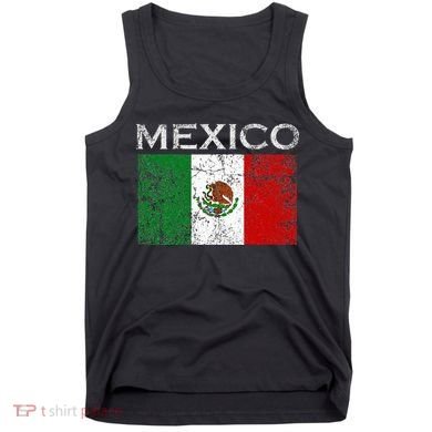 Vintage Mexico Mexican Flag Pride Tank Top
