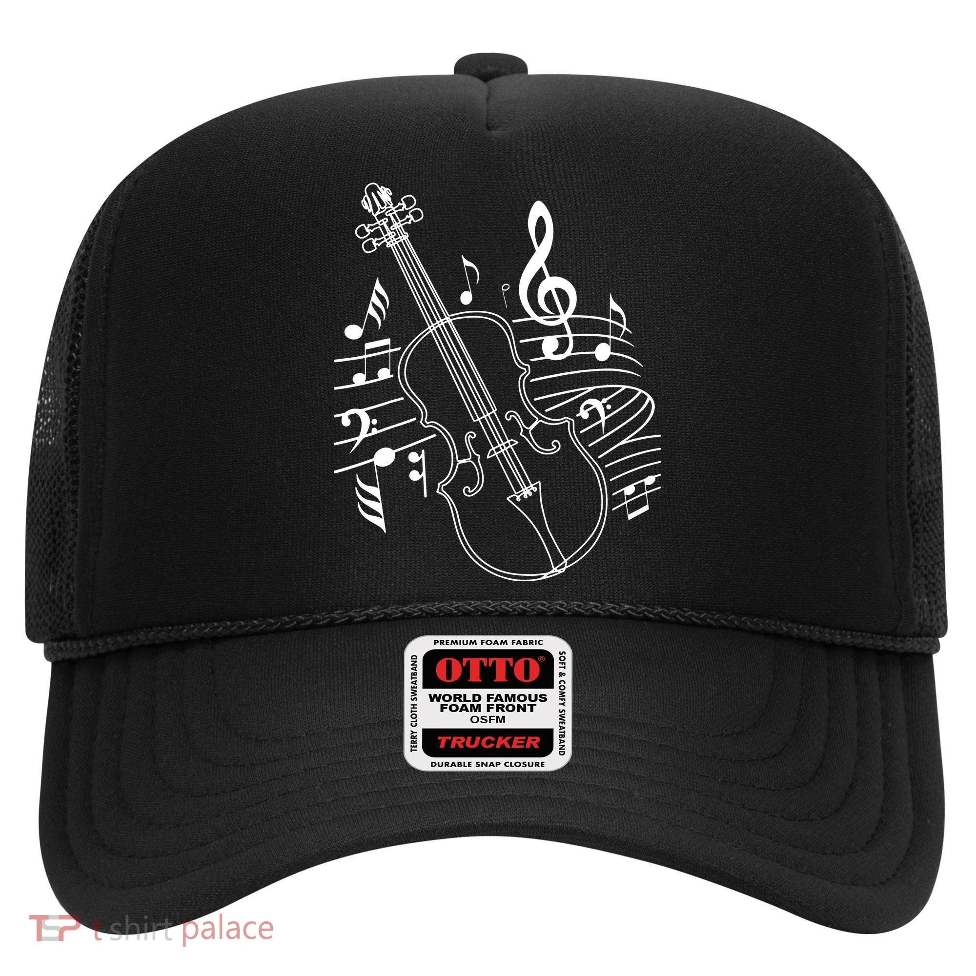 Violin Musical Note Violin Player Violinist Musician Hat