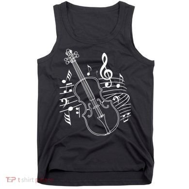 Violin Musical Note Violin Player Violinist Musician Tank Top