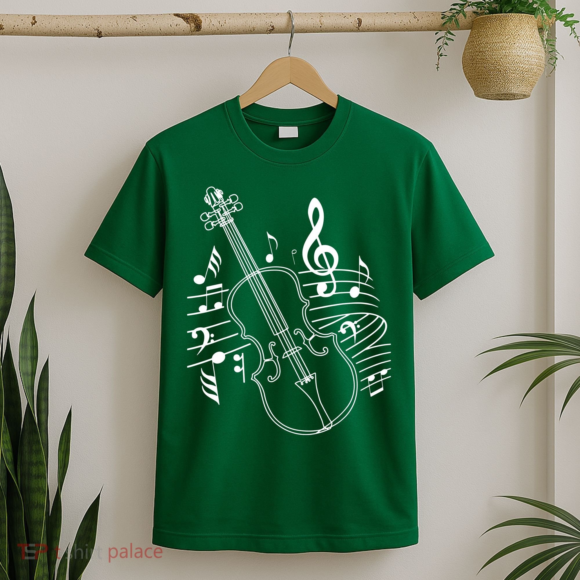 Violin Musical Note Violin Player Violinist Musician T-Shirt