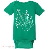 Violin Musical Note Violin Player Violinist Musician Baby Bodysuit thumb 0
