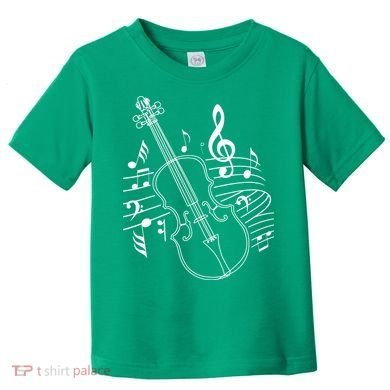 Violin Musical Note Violin Player Violinist Musician Toddler T-Shirt