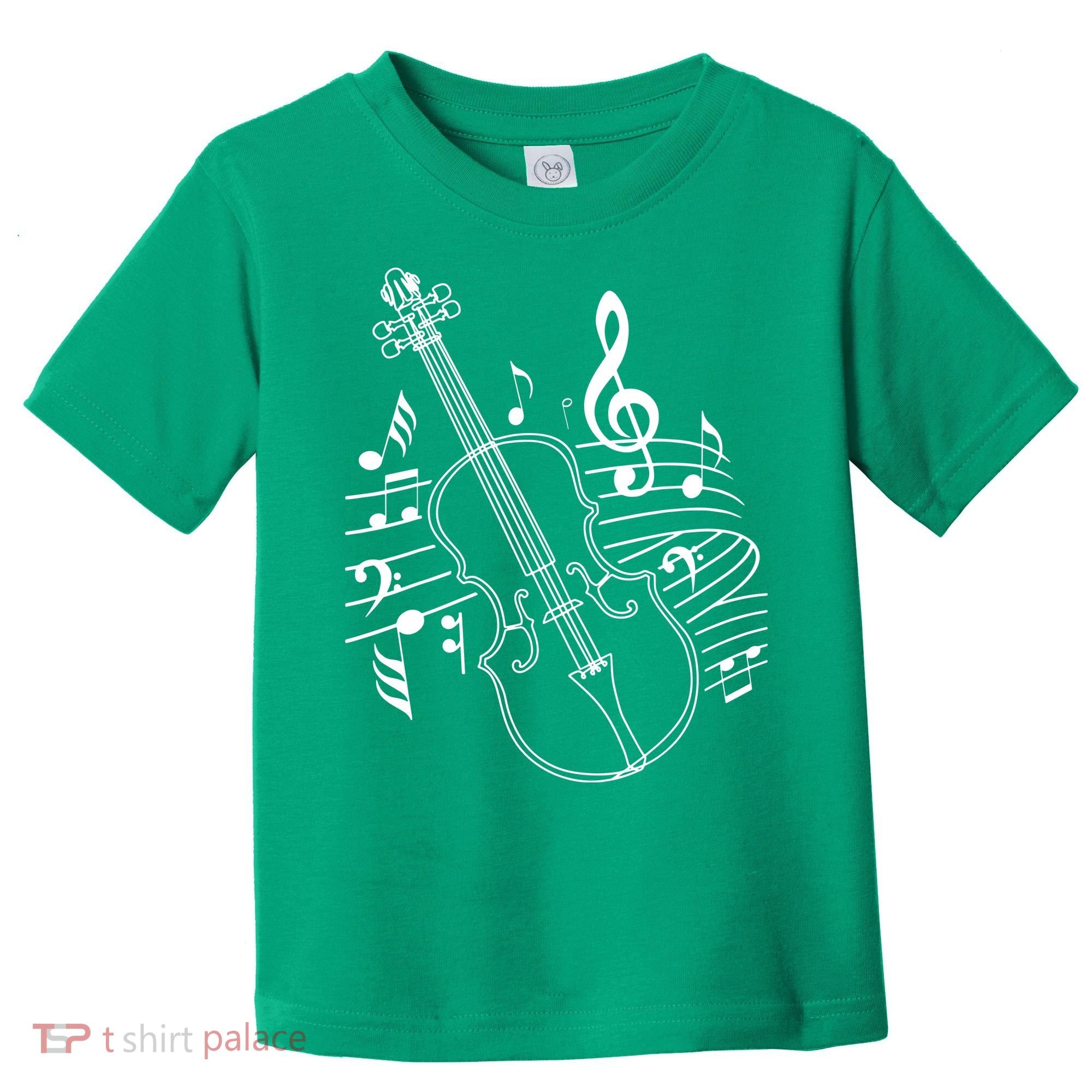 Violin Musical Note Violin Player Violinist Musician Toddler T-Shirt