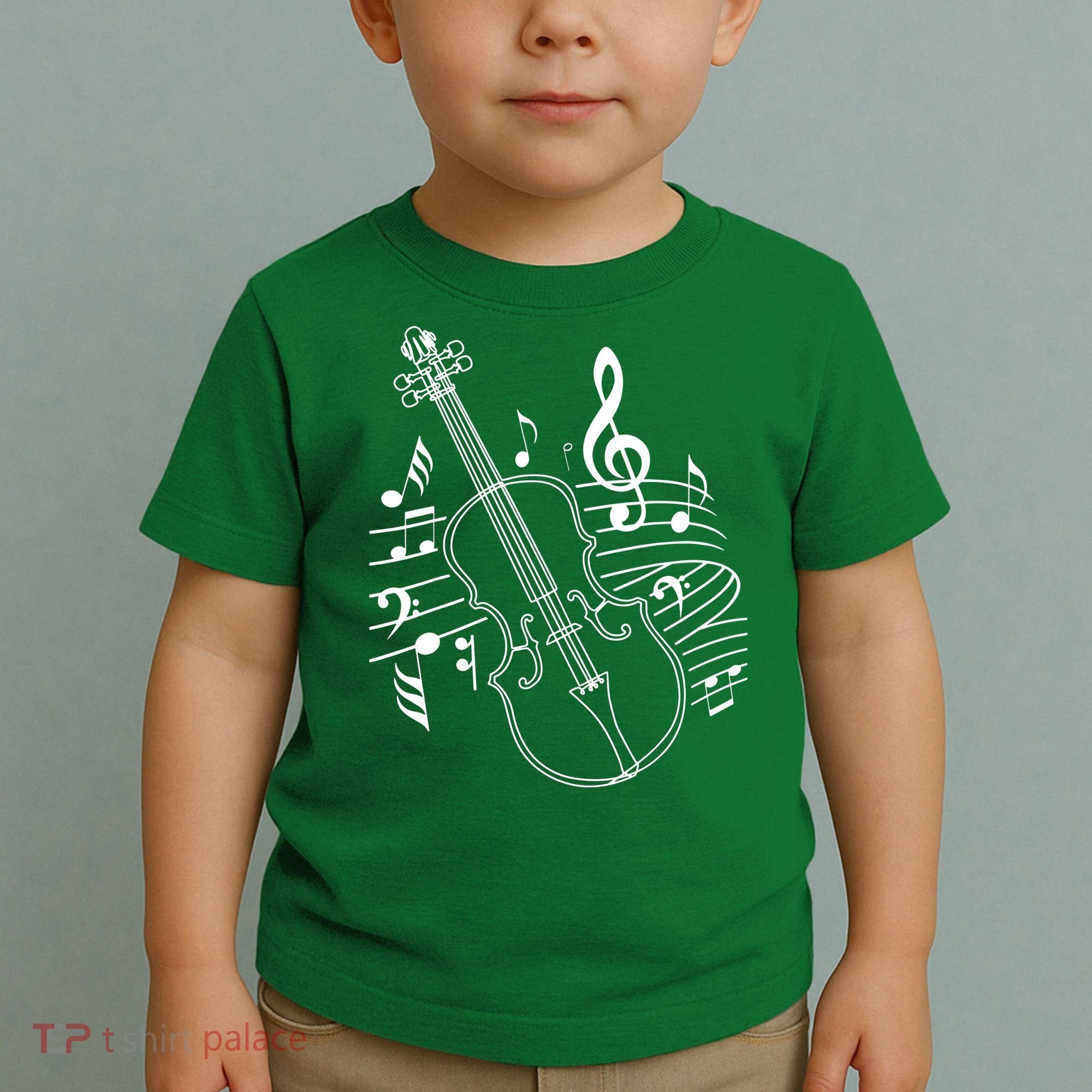 Violin Musical Note Violin Player Violinist Musician Toddler T-Shirt