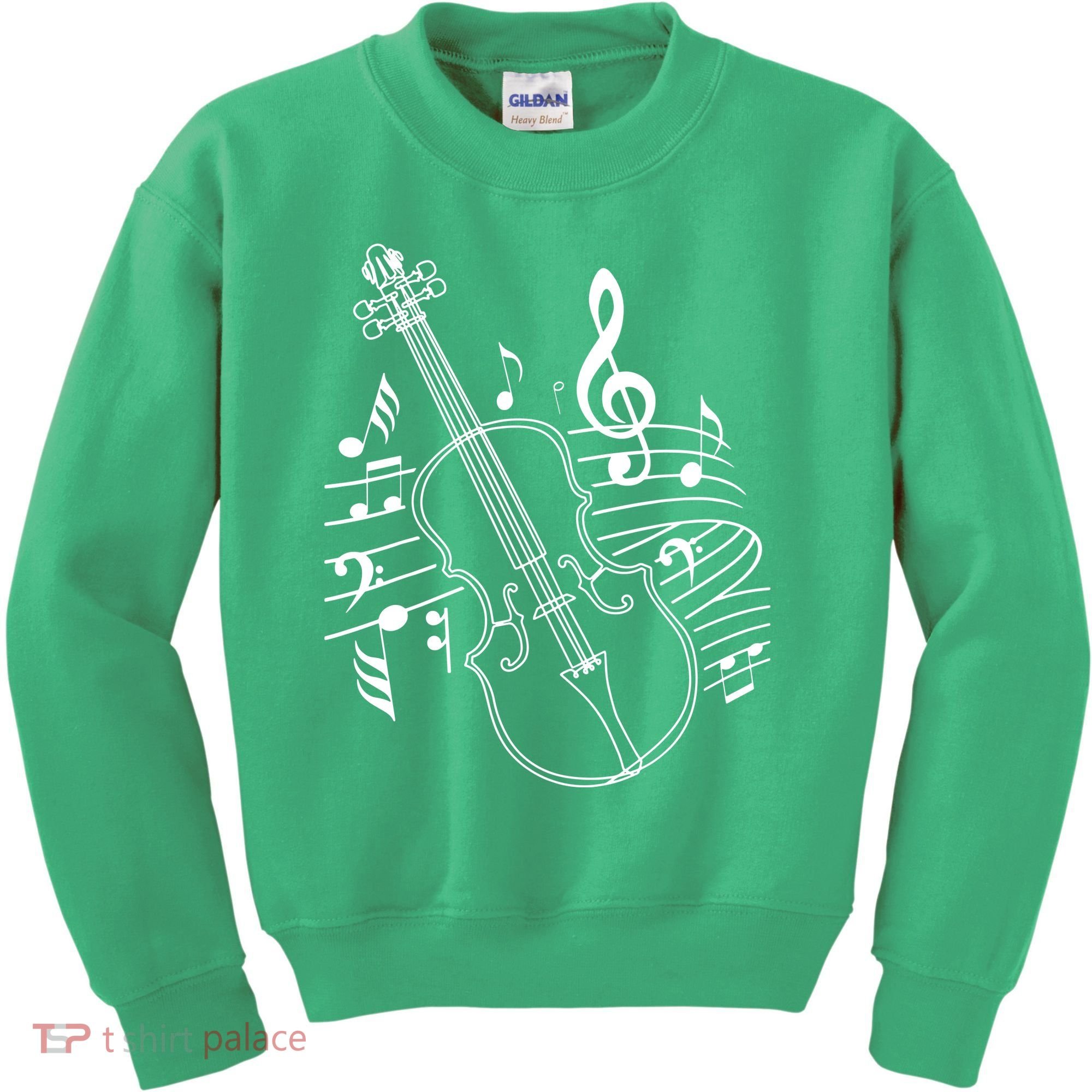 Violin Musical Note Violin Player Violinist Musician Kids Sweatshirt