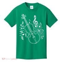 Violin Musical Note Violin Player Violinist Musician Kids T-Shirt thumb 0
