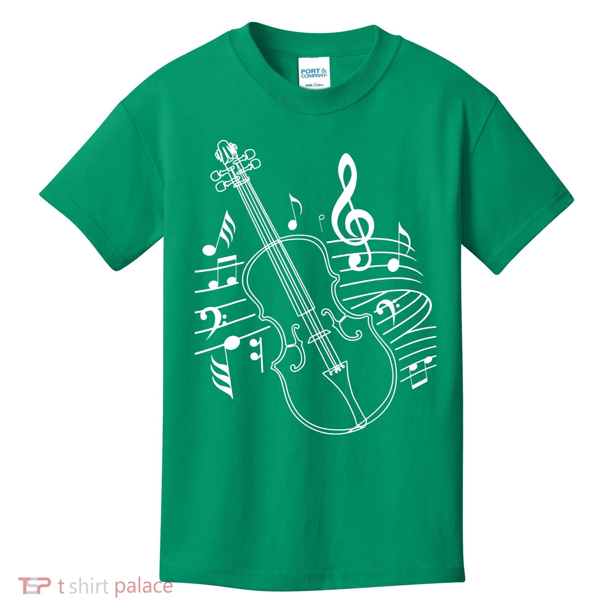 Violin Musical Note Violin Player Violinist Musician Kids T-Shirt